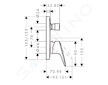 Hansgrohe Logis - Baterie pod omítku, pro 2 spotřebiče, matná černá 71405670