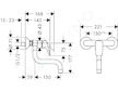 Hansgrohe Logis - Dřezová baterie, chrom 71836000