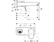 Hansgrohe Logis - Umyvadlová baterie pod omítku, chrom 71220000