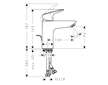 Hansgrohe Logis - Umyvadlová baterie, s výpustí, chrom 71171000