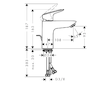 Hansgrohe Logis - Umyvadlová baterie, s výpustí, chrom 71171000