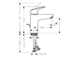 Hansgrohe Logis - Umyvadlová baterie s výpustí, EcoSmart, matná černá 71171670