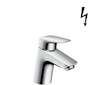 Hansgrohe Logis - Umyvadlová baterie s výpustí Push-Open, chrom 71074000
