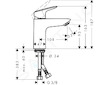 Hansgrohe Logis - Umyvadlová baterie s výpustí Push-Open, chrom 71107000