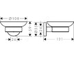Hansgrohe Logis Universal - Miska na mýdlo, sklo/chrom 41715000