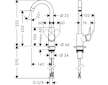 Hansgrohe M31 - Dřezová baterie Logis, EcoSmart, chrom 71861000