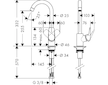 Hansgrohe M31 - Dřezová baterie Logis, EcoSmart, chrom 71861000