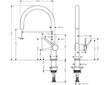 Hansgrohe M54 - Dřezová baterie Talis, matná černá 72804670
