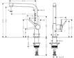 Hansgrohe M54 - Dřezová baterie Talis, matná černá 72840670