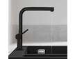 Hansgrohe M54 - Dřezová baterie Talis s výsuvnou koncovkou, matná černá 72808670