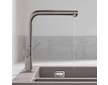 Hansgrohe M54 - Dřezová baterie Talis s výsuvnou koncovkou, sBox, vzhled nerezu 72809800
