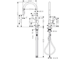 Hansgrohe M54 - Dřezová baterie Talis s výsuvnou sprškou, chrom 72800000