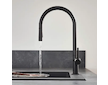 Hansgrohe M54 - Dřezová baterie Talis s výsuvnou sprškou, matná černá 72800670