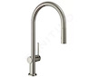 Hansgrohe M54 - Dřezová baterie Talis s výsuvnou sprškou, vzhled nerezu 72800800