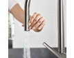 Hansgrohe M54 - Dřezová baterie Talis s výsuvnou sprškou, vzhled nerezu 72800800