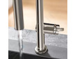 Hansgrohe M54 - Dřezová baterie Talis s výsuvnou sprškou, vzhled nerezu 72800800