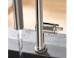 Hansgrohe M54 - Dřezová baterie Talis, vzhled nerezu 72804800