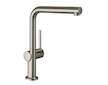 Hansgrohe M54 - Dřezová baterie Talis, vzhled nerezu 72840800