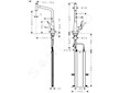 Hansgrohe M71 - Dřezová baterie M7115-H320 s výsuvnou sprškou, sBOX, vzhled nerezu 73803800