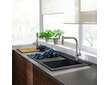 Hansgrohe M71 - Dřezová baterie M7116-H220 s výsuvnou sprškou, sBOX, vzhled nerezu 73800800