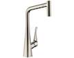 Hansgrohe M71 - Dřezová baterie M7116-H320 s výsuvnou sprškou, sBOX, vzhled nerezu 73801800