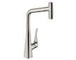 Hansgrohe M71 - Dřezová baterie M7117-H320 s výsuvnou sprškou, sBOX, vzhled nerezu 73816800