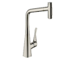Hansgrohe M71 - Dřezová baterie M7117-H320 s výsuvnou sprškou, sBOX, vzhled nerezu 73816800