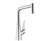 Hansgrohe M71 - Dřezová baterie Metris s výsuvnou sprškou, EcoSmart, chrom 14780000