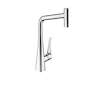 Hansgrohe M71 - Dřezová baterie Metris Select s výsuvnou koncovkou, EcoSmart, chrom 14786000
