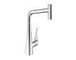 Hansgrohe M71 - Dřezová baterie Metris Select s výsuvnou koncovkou, sBox, EcoSmart, chrom 73807000