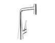 Hansgrohe M71 - Dřezová baterie Metris Select s výsuvnou sprškou, chrom 73820000