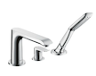 Hansgrohe Metris New - Baterie na okraj vany, 3-otvorová instalace, chrom 31190000