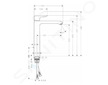 Hansgrohe Metris New - Baterie pro umyvadlovou mísu, s výpustí, chrom 31082000