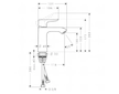 Hansgrohe Metris New - Umyvadlová baterie, chrom 31084000