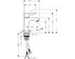Hansgrohe Metris New - Umyvadlová baterie, chrom 31186000