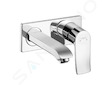 Hansgrohe Metris New - Umyvadlová baterie pod omítku, chrom 31085000