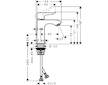 Hansgrohe Metris New - Umyvadlová baterie s výpustí, chrom 31088000