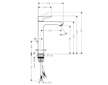 Hansgrohe Metris New - Umyvadlová baterie s výpustí, chrom 31183000