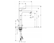 Hansgrohe Metris New - Umyvadlová baterie s výpustí, chrom 31183000