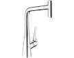 Hansgrohe Metris Select - Dřezová baterie s výsuvnou koncovkou, chrom 14884000