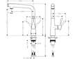 Hansgrohe Metris Select - Dřezová baterie, vzhled nerezu 14847800