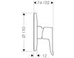 Hansgrohe Metris - Sprchová baterie pod omítku, chrom 31686000
