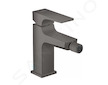 Hansgrohe Metropol - Bidetová baterie s výpustí Push-Open, kartáčovaný černý chrom 32520340