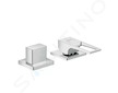 Hansgrohe Metropol - Páková dvouotvorová baterie na okraj vany, chrom 74548000