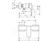 Hansgrohe Metropol - Sprchová baterie, chrom 32560000