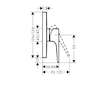 Hansgrohe Metropol - Sprchová baterie pod omítku, chrom 74565000