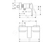 Hansgrohe Metropol - Sprchová baterie, zlatá 32560990