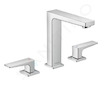 Hansgrohe Metropol - Umyvadlová baterie s výpustí Push-Open, 3-otvorová instalace, chrom 32515000