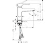 Hansgrohe Metropol - Umyvadlová baterie s výpustí Push-Open, chrom 32500000