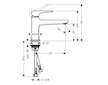 Hansgrohe Metropol - Umyvadlová baterie s výpustí Push-Open, chrom 74502000